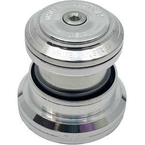 White Industries White Industries White Industries EC34/EC44 Headset, 28.6mm Top Steerer, 40mm Crown Race, Polished Silver - $179.00 at Angry Catfish Bicycle