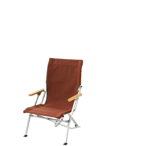 Snowpeak Snowpeak Low Beach Chair Brown - $149.95 at Angry Catfish Bicycle