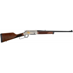 Henry Long Ranger Coyote Wildlife Edition, 5.56mm, 20 Barrel, 1- 5rd Magazine, Nickel Plated w/24K Gold Inlay, Rifle