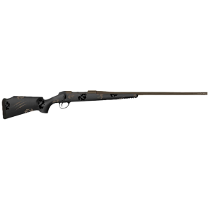 Fierce Firearms TWTROG300WIN22BT Twisted TI Rogue 300 Win 22 Black Cerakote Steel Threaded Barrel, Black Cerakote Drilled & Tapped Titanium Receiver, LR Negative Comb Trophy Camo Carbon Fiber Stock