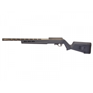 Volquartsen Battleworn Rifle, 22LR, 18.5 Stainless Steel Fluted Barrel, Gray Magpul Stock, Rifle