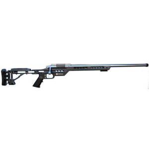 MasterPiece Arms 308PMRRHBLKPBA PMR  308 Win 10+1 24 Black V-Bedded BA Hybrid Chassis Stock Polished Black Right Hand