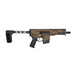 CMMG Dissent Mk4, .338 ARC, 6.5 Barrel, 1- 10rd Magazine, Midnight Bronze, Braced, Pistol
