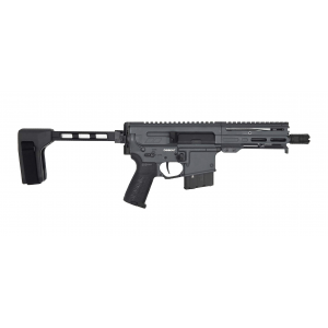 CMMG Dissent Mk4, .338 ARC, 6.5 Barrel, 1- 10rd Magazine, Sniper Grey, Braced, Pistol