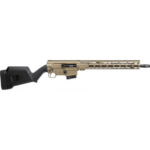 CMMG Dissent Br4 6.5 Grendel 10+1rd 16.1 Magpul SGA Stock Zeroed Drop-In Single Stage Trigger Coyote Tan Rifle