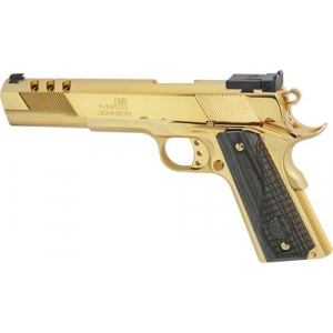 IVER JOHNSON EAGLE XL PORTED 10MM 6 24K GOLD BLACK WOOD