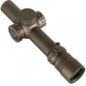 NightForce AR15 Rifle Scopes NX8 Capped E/W Rifle Scope 1-8x24mm 30mm Tube FC-DMX Reticle Dark Earth
