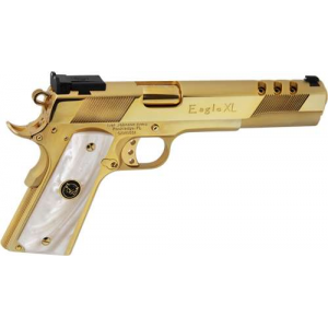 IVER JOHNSON EAGLE XL PORTED .45ACP 6 24K GOLD WHITE PEARL