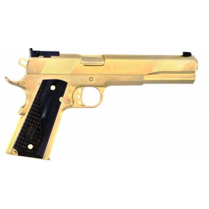 IVER JOHNSON EAGLE XL .45ACP 6 24K GOLD BLACK WOOD