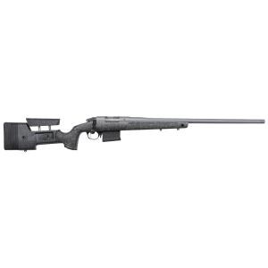 Bergara Premier HMR Pro 6.5 Creedmoor 5+1 24 Black w/Gray Specs Mini-Chassis w/Adjustable Cheekpiece Stock Tactical Gray Cerakote Rifle