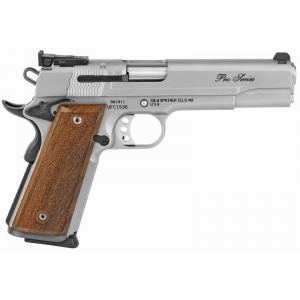 SMITH & Wesson 1911 Pro Series 9mm Luger 5 10 Round Stainless Steel Wood Grip Pistol