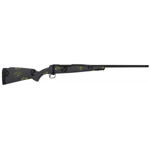 Fierce Firearms TWROG270WIN24BF Twisted Rogue 270 Win 24 Armour Lube Black Steel Threaded Barrel, Drilled & Tapped Steel Receiver, LR Negative Comb Forest Camo Carbon Fiber Stock