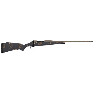 Fierce Firearms TWROG300WIN22BRS Twisted Rogue Mini 300 Win 22 Smoked Bronze Cerakote Steel Threaded Barrel, Drilled & Tapped Steel Receiver, LR Negative Comb Sonora Ambush Camo Carbon Fiber Stock