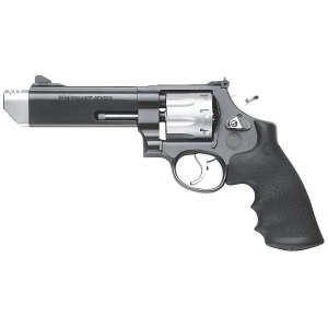 SMITH & Wesson 170296 627 Performance Center V-comp 357 Mag 8 Round 5 Black Stainless Steel Stainless Steel Black Polymer Two Tone