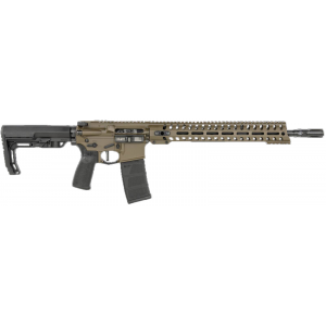 Patriot Ordnance Factory Minuteman Direct Impingemnet, 5.56mm, 16.5 Barrel, 1- 30rd Magazine, Patriot Brown, Rifle