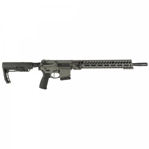 Patriot Ordnance Factory Minutemen 5.56x45mm 16.5 10 Round Tungsten/ Black M-LOK Handguard MFT Stock & Grip Rifle