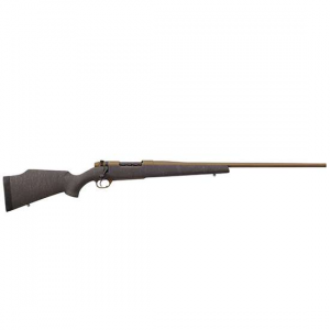 Weatherby MWB01N65RWR4T Mark V Weathermark Bronze 6.5 Wthby RPM 4+1 24 Burnt Bronze Cerakote Black w/Burnt Bronze Webbing Fixed Monte Carlo Stock Right Hand