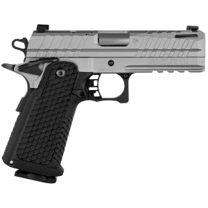 Live Free Armory LFAPF812076 Apollo 11 9mm 17+1 4.15 416 Stainless Steel Slide Elite Gray Cerakote Black Polymer Grip