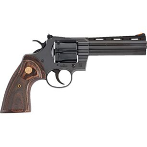 Colt Python 357 Magnum 5 Barrel 6rd Cylinder Blued w Wood Grips Revolver