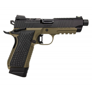 Kimber Mfg.,inc 3100023 KDS9C TFS 9mm 15+1 18+1 4.60 FDE/Black Front and Rear Serrations Stainless Steel G-10 Grip