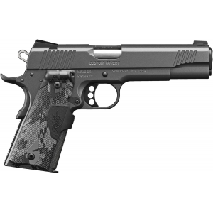 Kimber Custom Covert .45 ACP 5 Stainless Front Serrations Charcoal Gray/KimPro II Slide Charcoal Gray/KimPro II Crimson Trace Urban Camouflage Grip Pistol