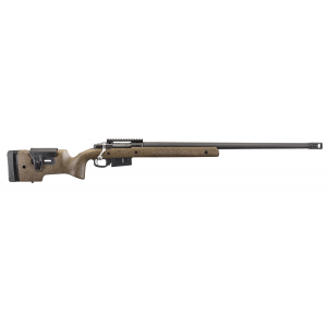 Ruger Hawkeye Long Range Target 6.5 PRC 3+1 26 Speckled Black/Brown Fixed w/Adjustable Comb Stock Matte Black Right Hand