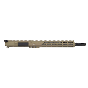 Blackout Defense .223 Wylde 13.9 Barrel Carbine Mid Length Fixed Gas Block Slick Side FDE Upper Receiver