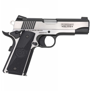 Colt Mfg O4080CE 1911 Combat Elite 45 ACP 8+1rd 4.25 Barrel Two-Tone Elite Black G10 Half Checkered w/Scallop Grip Pistol