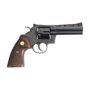 Colt Python, .357 Magnum, 4.25 Barrel, 6rd Cylinder, Blued w/ Wood Grips, Revolver