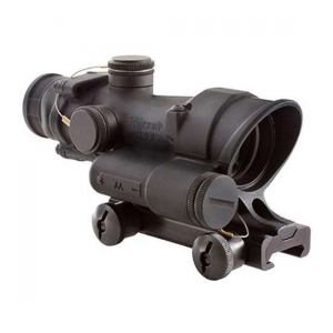 Trijicon 100390 ACOG  4x 32mm Obj 36.80 ft @ 100 yds FOV Matte Black Finish Illuminated Green Crosshair 223