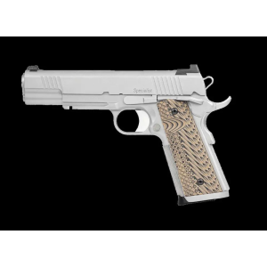 Dan Wesson 01802 Specialist 45 ACP 5 8+1 Stainless Steel Black/Brown G10 Grip
