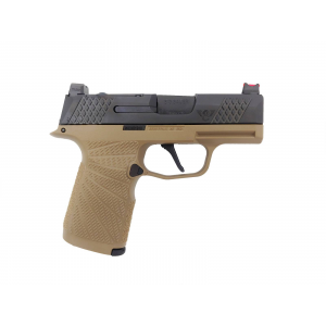 Wilson Combat WCP365X, 9mm, 3.1 Barrel, WC Action Tuned Trigger 1- 12 Round Magazine, RMSc/Sig Romeo Zero Optic Cut, FDE Frame, Pistol