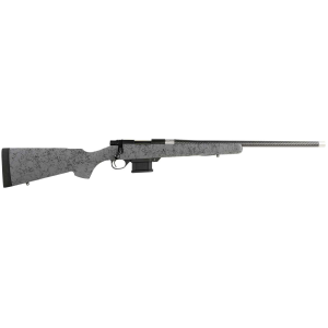 Howa HHSCF6ARCGRYBLK M1500 Mini Action Full Size 6 ARC 5+1 20 Black Threaded Barrel, Matte Blue Steel Receiver Drilled & Tapped, HS Precision Gray Synthetic Stock