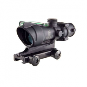 Trijicon 100224 ACOG  4x 32mm Obj 36.80 ft @ 100 yds FOV Matte Black Finish Dual Illuminated Green Horseshoe 223 Ballistic