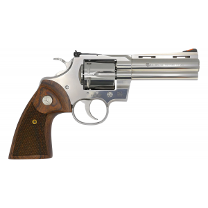 Colt Python 357 Mag 4.25 6 Round Stainless Steel Walnut Target Grip Revolver