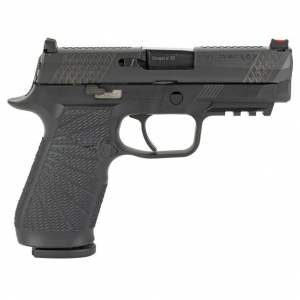 Wilson Combat P320 Carry 3.9 9mm 17RD Red Fiber Optic Black Pistol