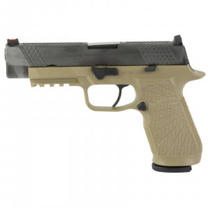 Wilson Combat SIGWCP320F9TATC P320  9mm Luger 4.70 17+1 Tan Black DLC Steel Tan Polymer Grip Action Tune with Curved Trigger