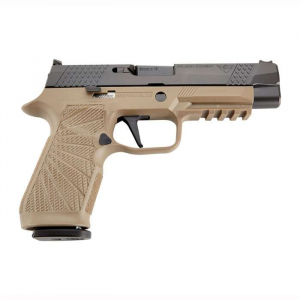 Wilson Combat P320 9mm Luger 4.70 17+1 Tan Black DLC Stainless Steel Slide Tan Polymer Grip Pistol