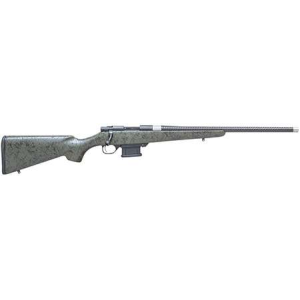 Howa HCE6ARCGRN 1500 Carbon Elevate 6mm ARC 20 Carbon Fiber Wrapped Threaded Barrel, Black Drilled & Tapped Steel Receiver, Fixed Stocky's OD Green w/Black Webbing Synthetic Stock, Right Hand