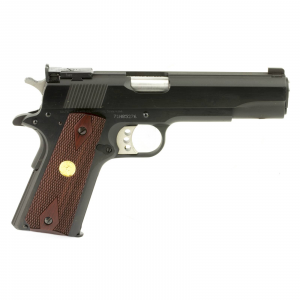 Colt Mfg Gold Cup National Match 1911, .45acp, 5 Barrel, 1- 8rd Magazine, Blued & Rosewood Grips, Pistol