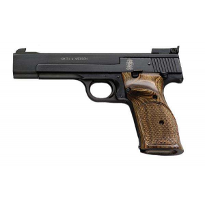 Smith & Wesson 130511 41 Rimfire 22 LR 5.50 10+1 Blued Wood Grip Adjustable Sights