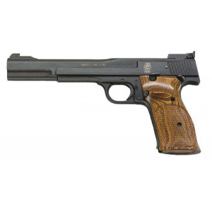 Smith & Wesson 130512 41 Rimfire 22 LR 7 10+1 Black Wood Grip Adjustable Sights