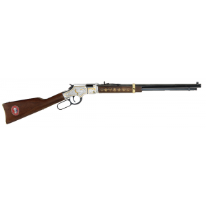 Henry Golden Boy Eagle Scout Tribute Edition, .22 Short, Long, LR, 16 LR/21 Short, 20 Nickel Plated, American Walnut, Right Hand, Rifle