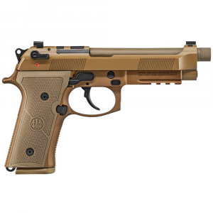 Beretta M9A4 Full Size, 9mm, 5 Threaded Barrel, 3- 18rd Magazines, Optics Ready, Pistol
