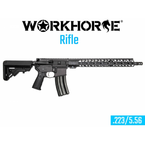 Battle Arms Development Forged WORKHORSE Carbine .223 Wylde 16 30 Round Black W/15 Workhorse MLOK Rail Rifle