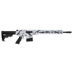 GLFA AR10 RIFLE .308 WIN. 18 NIT BBL 10RD PURSUIT SNOW CAMO
