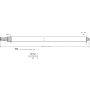 PROOF BBL CF CZ 22LR 18.5 1-16 THREADED