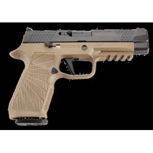 Wilson Combat WCP320 9mm Luger 4.7 17+1 Tan Black DLC Stainless Steel Tan Modular Polymer Grip Pistol