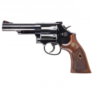 Smith & Wesson 14046 Model 19  K-Frame 357 Mag 6rd 4.25 Blued Carbon Steel Barrel, Cylinder & Frame, Checkered Wood Grip, No Safety