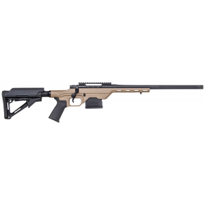 Mossberg MVP LC 308 Win/7.62 NATO 18.50 10+1 Matte Blued Tan Adjustable Magpul CTR w/Aluminum Chassis Stock Rifle